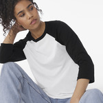 3/4 Sleeve Baseball Shirt by Bella & Canvas